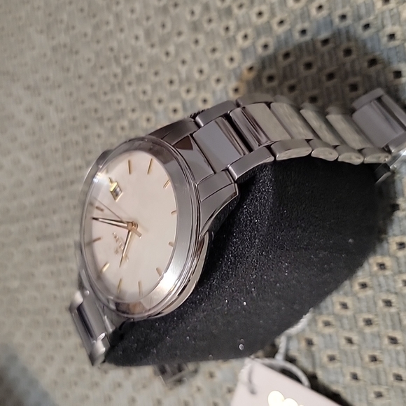 NWT GOMELSKY by Shinola Stainless Steel Watch MOP Face Gold Dial & Markers - Picture 10 of 16